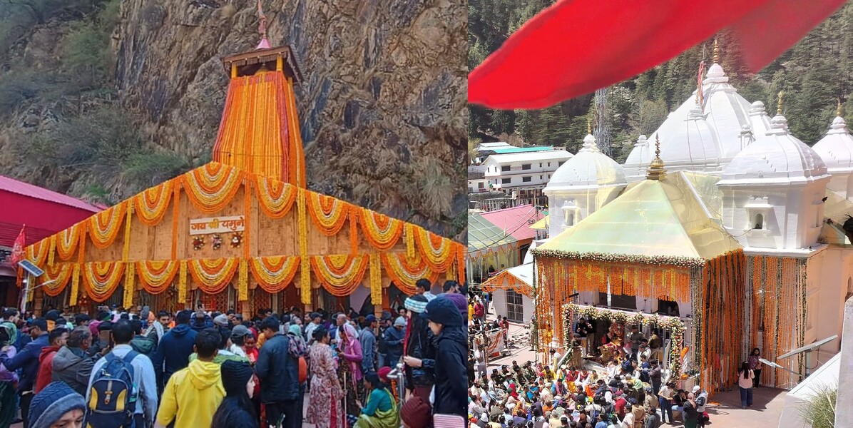 चारधाम यात्रा ने जोर पकड़ा, यमुनोत्री और गंगोत्री धाम में इस महीने 1.45 लाख श्रद्धालु कर चुके हैं दर्शन