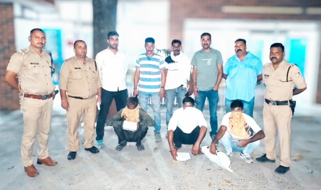 रुड़की रोडवेज बस अड्डे से 95 लाख की स्मैक के साथ तीन तस्कर गिरफ्तार