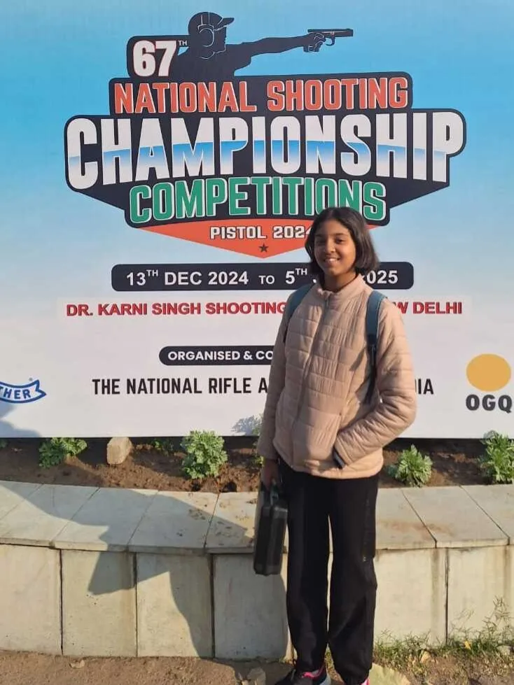 डीपीएस देहरादून की शूटर सान्वी रावत ने नेशनल सब यूथ कैटेगरी के लिए किया क्वालीफाई