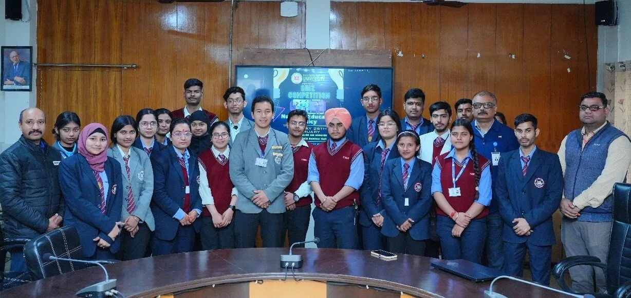 एसजीआरआरयू में राष्ट्रीय शिक्षा नीति पर क्विज प्रतियोगिता