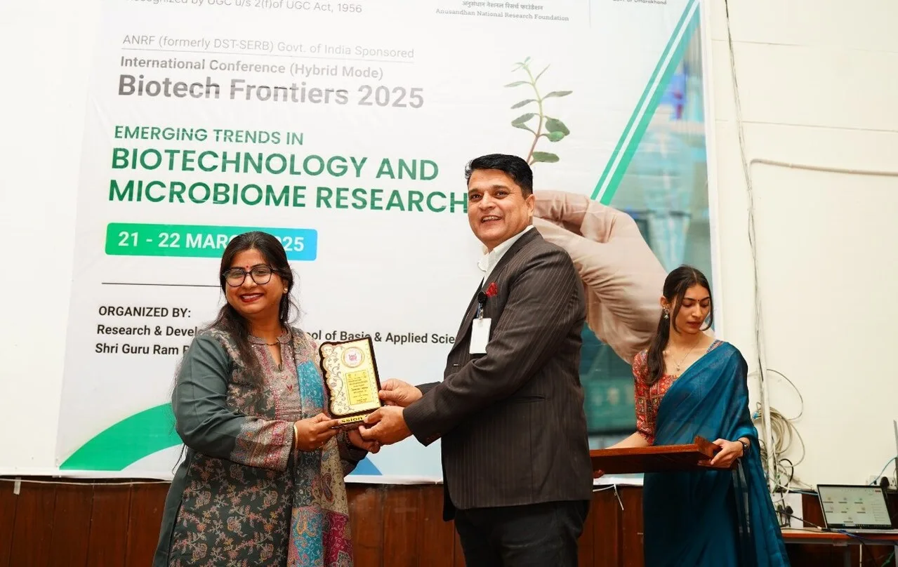 SGRRU ‘‘बायोटेक फ्रंटियर्स 2025‘‘ में शोधार्थियों ने प्रस्तुत किए शोध पत्र