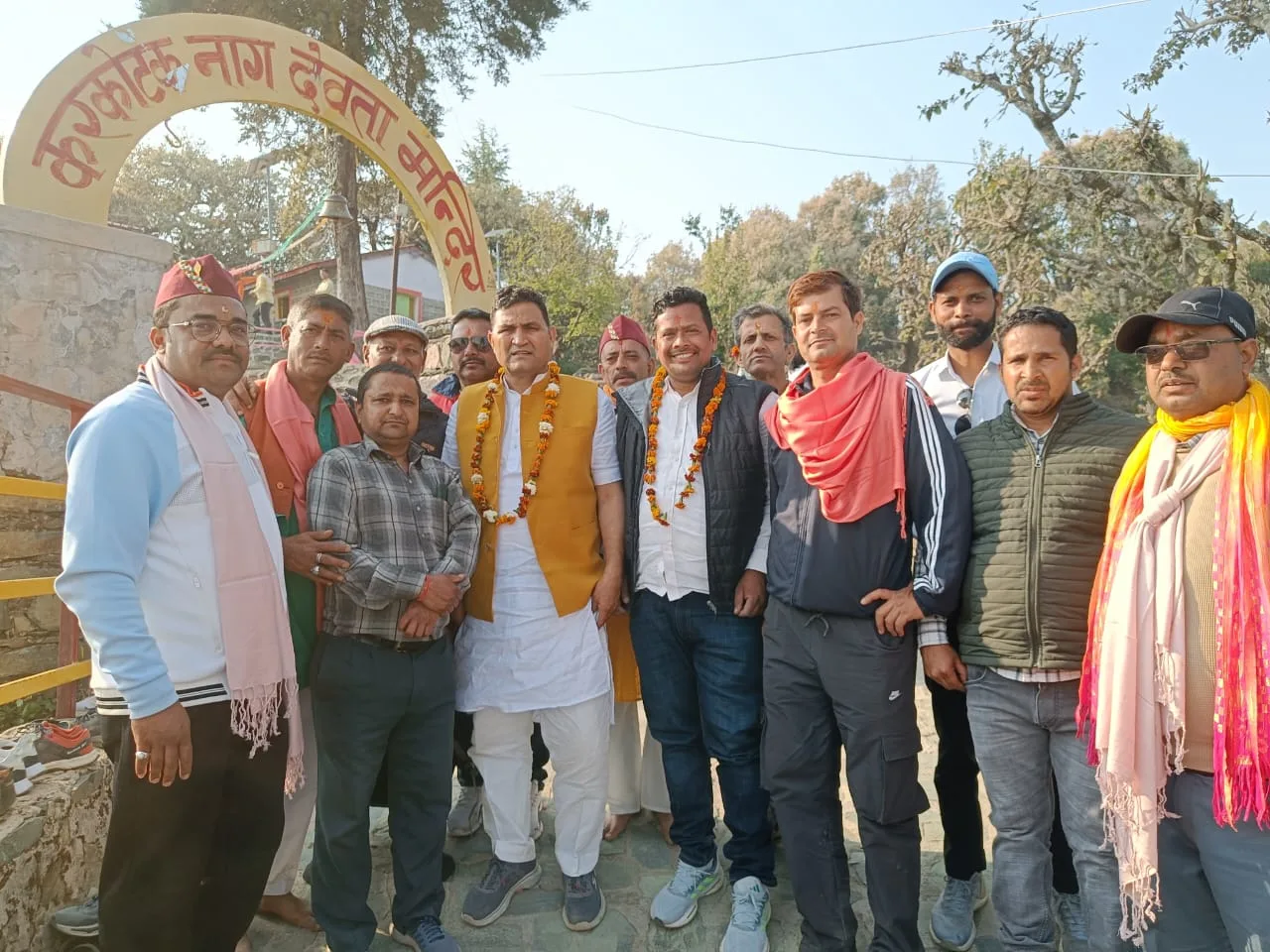 विधायक कैड़ा ने करकोटक मंदिर के लिए दिए 3 लाख रुपये, ग्रामीणों ने किया आभार व्यक्त