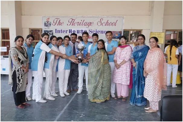 अंतर सदनीय विज्ञान प्रदर्शनी में मंदाकिनी सदन अव्वल