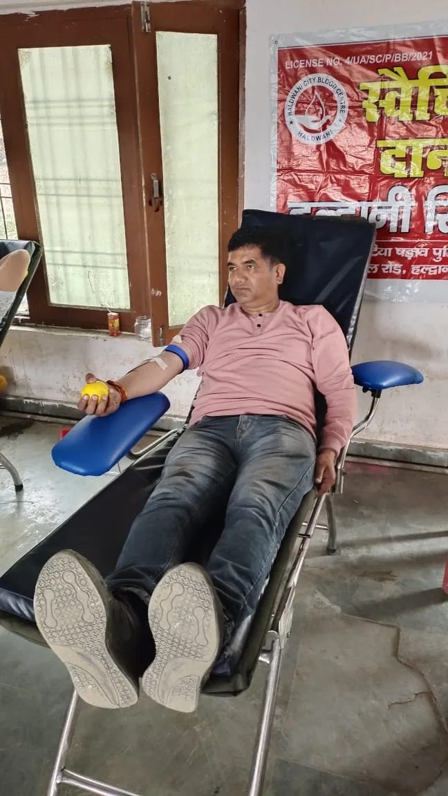 भीमताल में हुआ 87 यूनिट रक्तदान