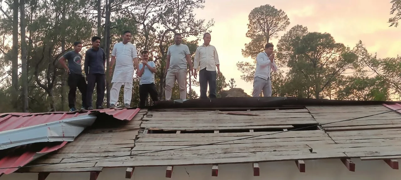 विधायक कैड़ा ने लिया आंधी-तूफान से हुए नुकसान का जायजा, अधिकारियों को दिए त्वरित समाधान के निर्देश