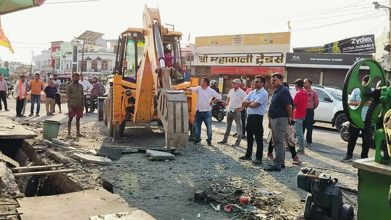 हल्द्वानी में चला अतिक्रमण हटाओ अभियान