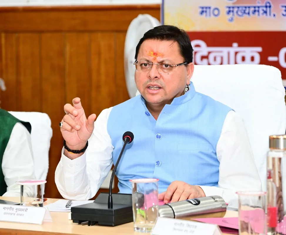 मुख्यमंत्री धामी ने कई निर्माण कार्यों के लिए धनराशि स्वीकृत की