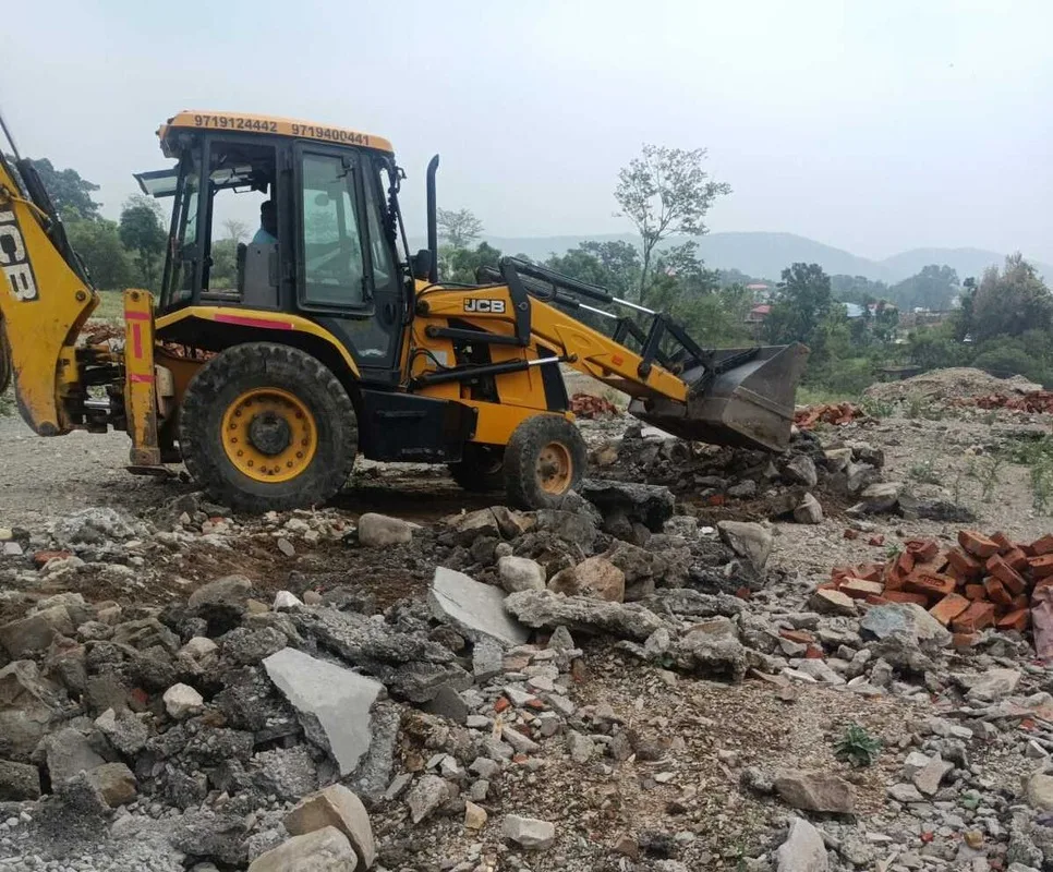 MDDA ने 150 बीघा अवैध प्लॉटिंग की ध्वस्त