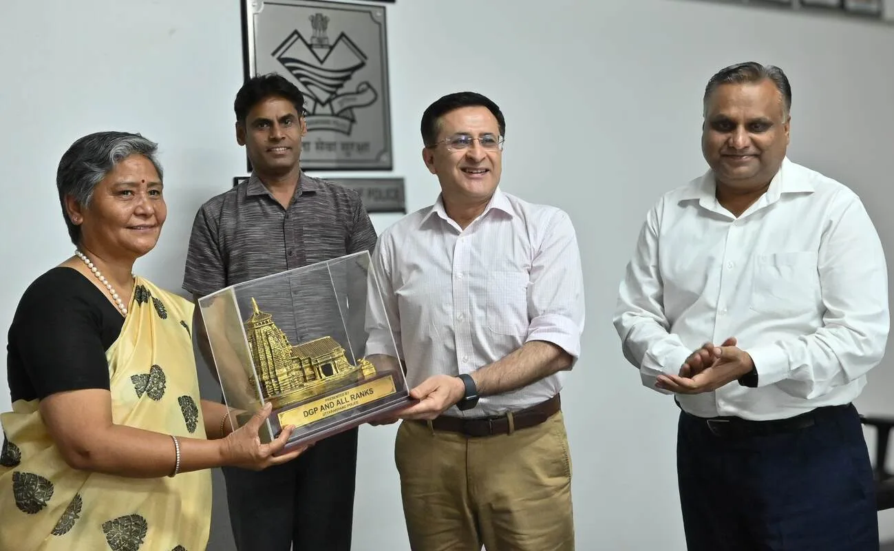 आईजी बिमला गुंज्याल सेवानिवृत्त, पुलिस मुख्यालय में दी गई विदाई