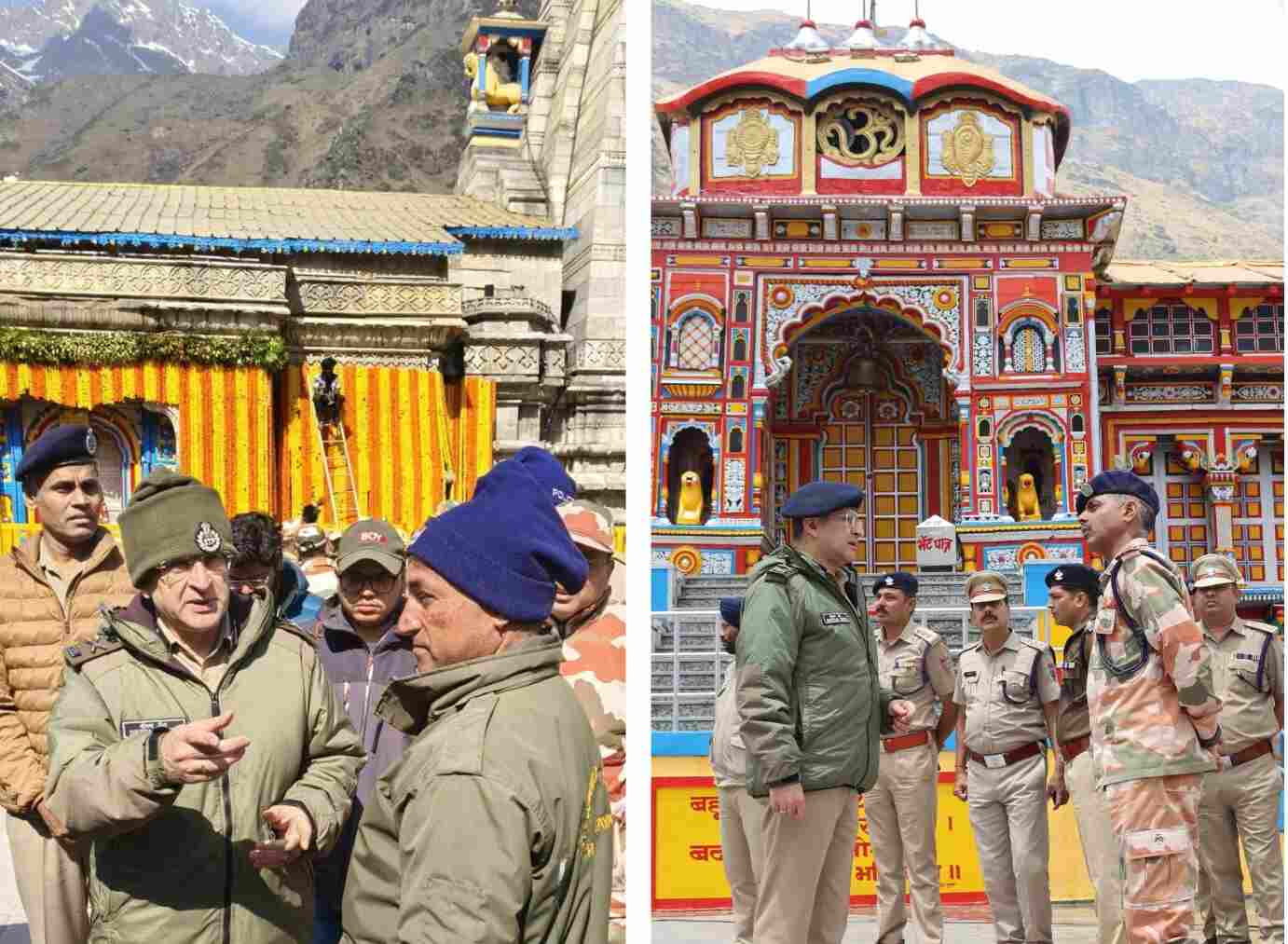चारधाम यात्राः डीजीपी ने केदारनाथ और बद्रीनाथ धाम पहुंचकर सुरक्षा व्यवस्थाओं की समीक्षा की