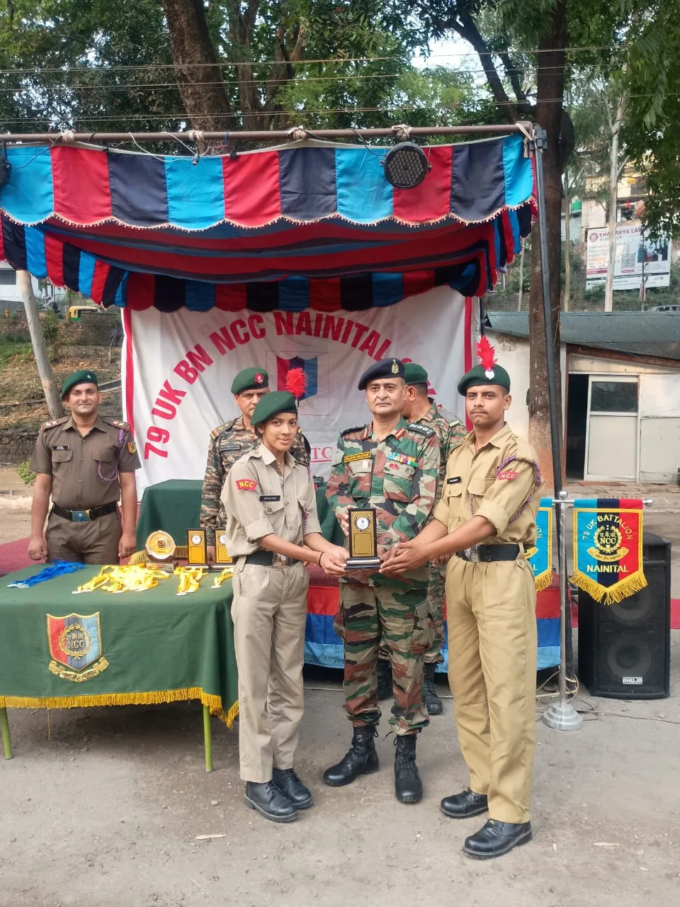 दस दिवसीय एनसीसी प्रशिक्षण शिविर का रंगारंग समापन