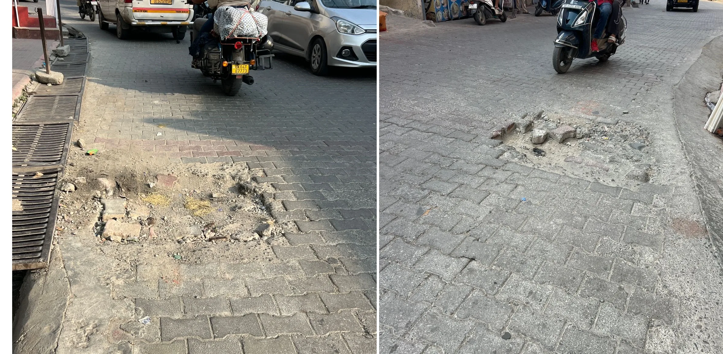 मल्लीताल बाजार में बने गड्डे हादसों की वजह, व्यापार मंडल ने जताई नाराज़गी