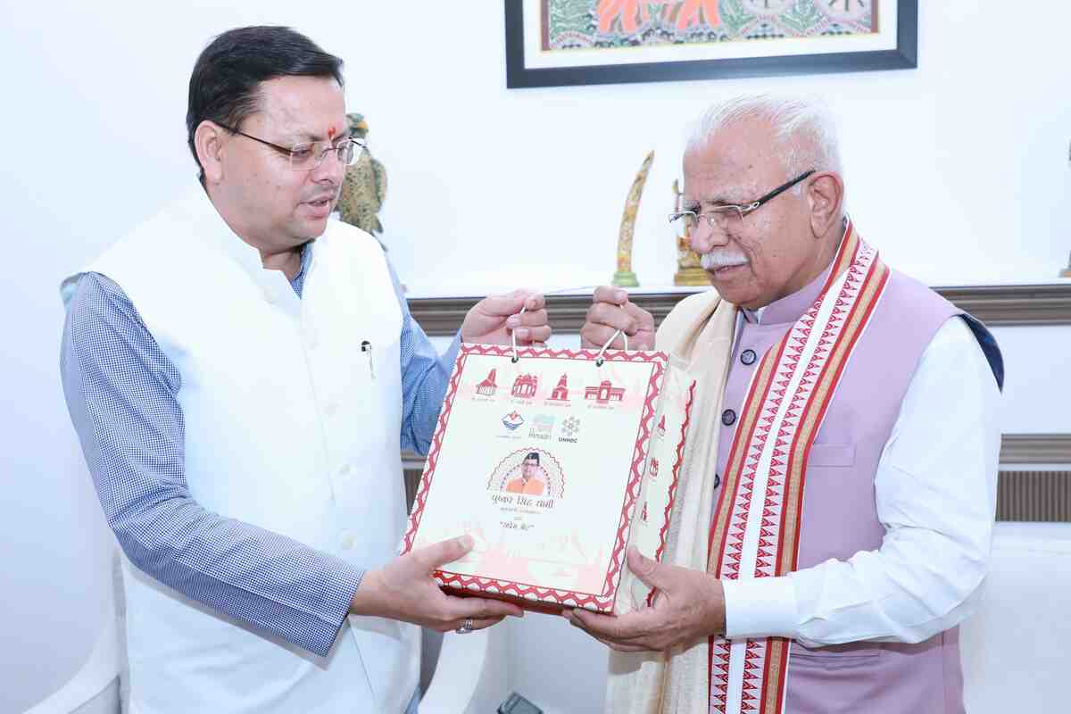 मुख्यमंत्री धामी ने केन्द्रीय ऊर्जा मंत्री खट्टर से की मुलाकात