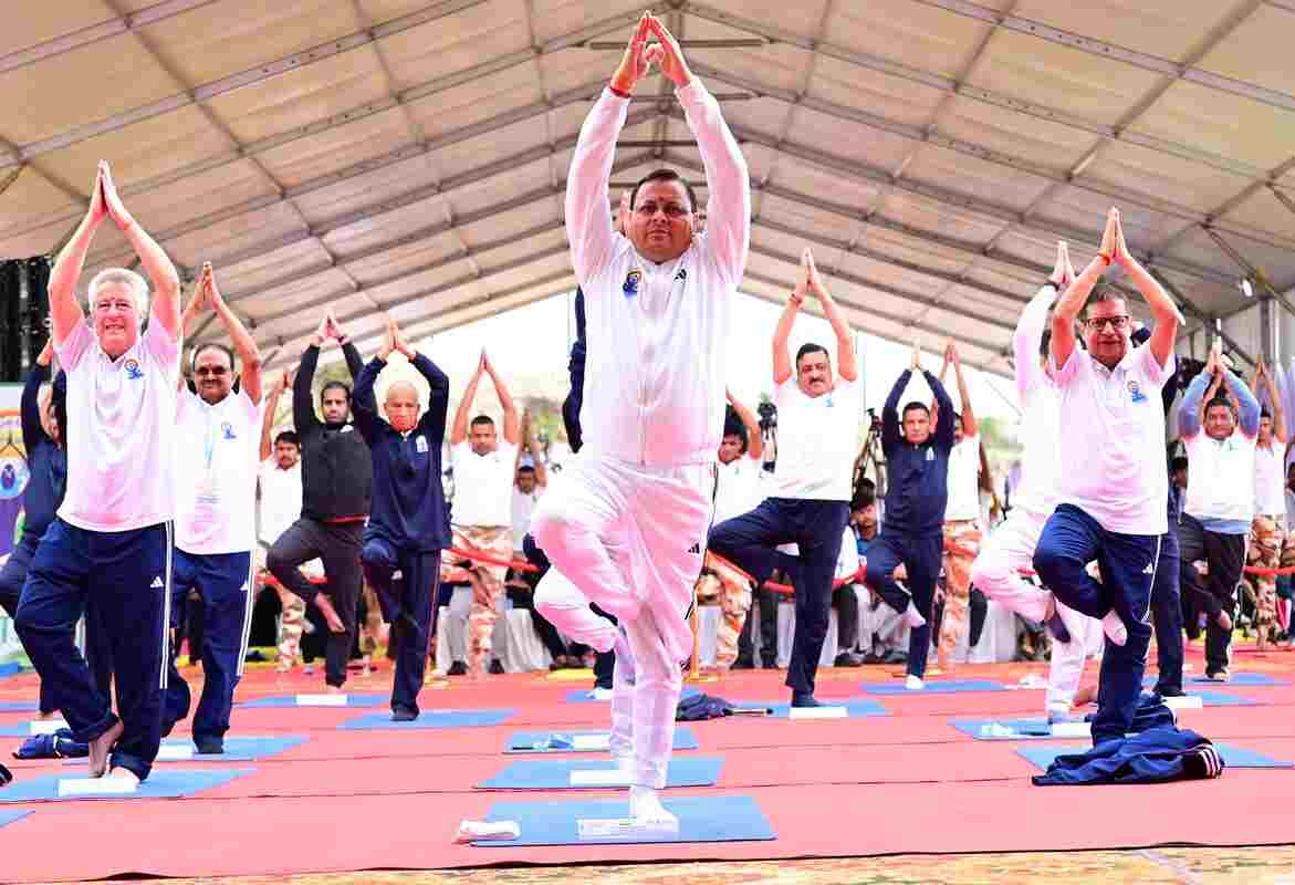 मुख्यमंत्री ने भराड़ीसैंण से दिया “हर घर योग, हर जन निरोग’’ का संदेश