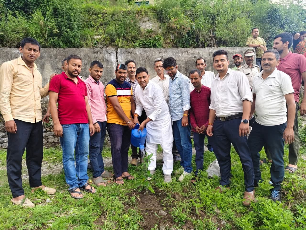 विधायक कैड़ा ने पर्यावरण दिवस पर खनश्यू, गलनी व डालकन्या में किया पौधारोपण