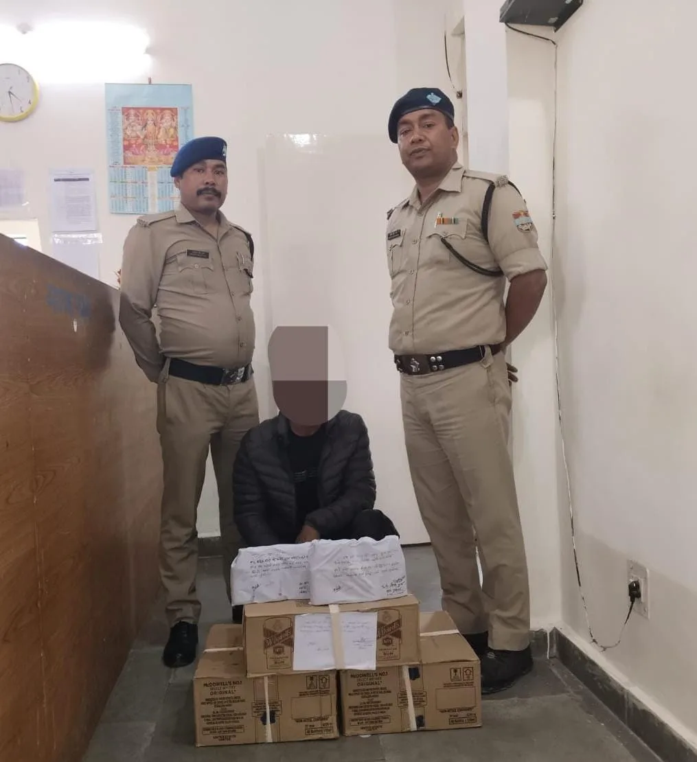 त्रिस्तरीय पंचायत चुनाव में अवैध शराब की तस्करी नाकाम