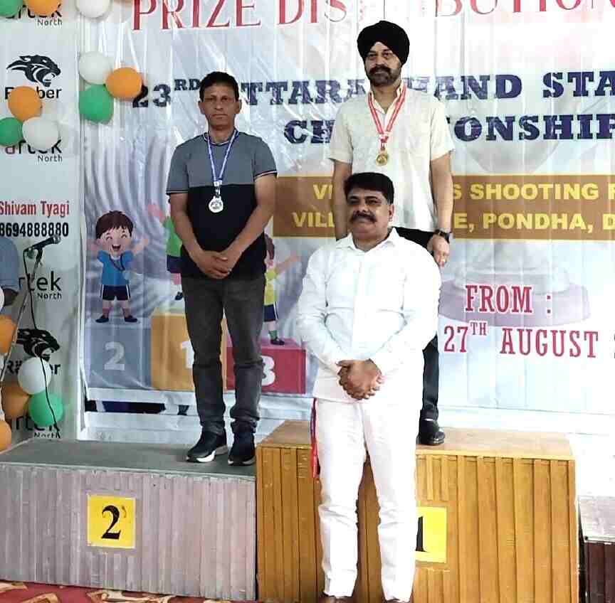 संदीप कवि ने 23वीं राज्यस्तरीय निशानेबाजी प्रतियोगिता में जीते दो मेडल