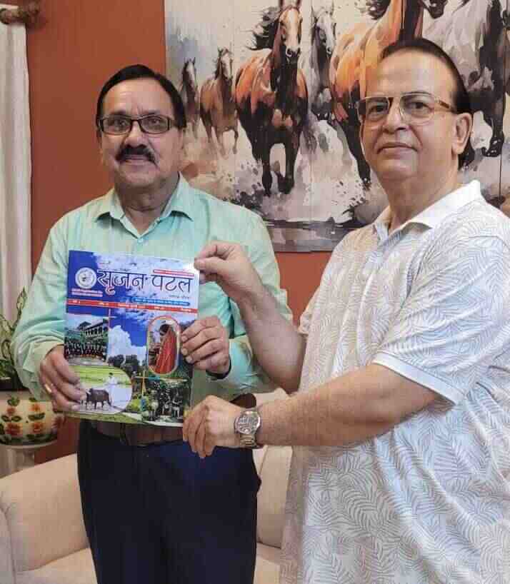 उच्च शिक्षा निदेशक प्रो. वीएन खाली ने की साईं सृजन पटल की सराहना