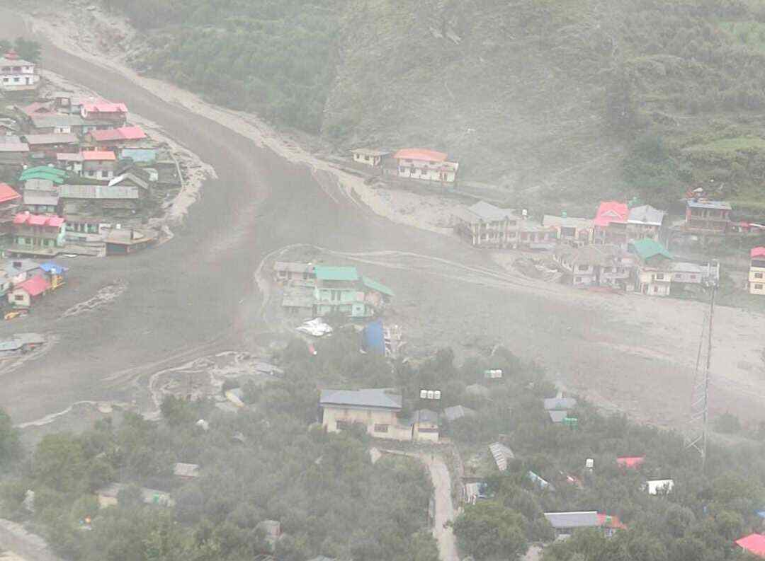 उत्तरकाशी के धराली बाजार पर टूटा आसमानी कहर