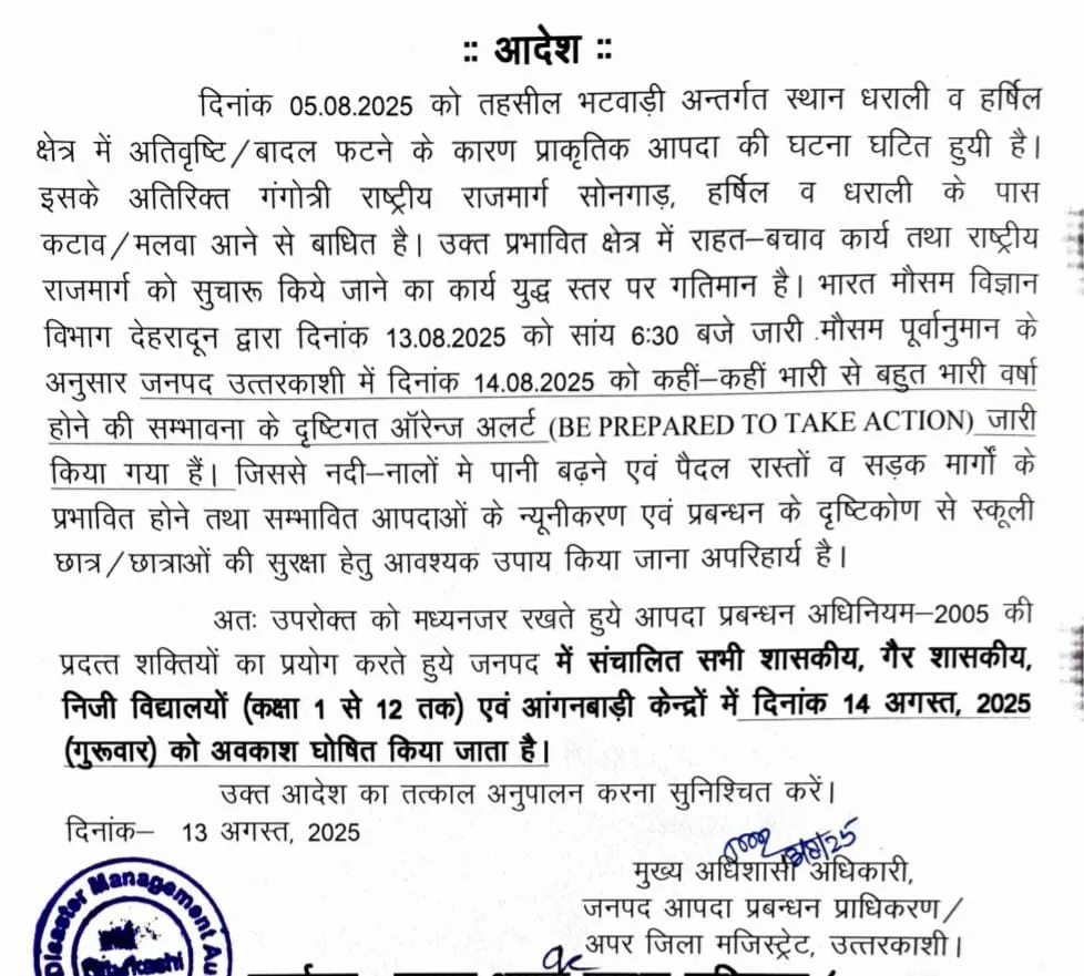 उत्तराखंड के इन 4 जिलों में कल भी बंद रहेंगे स्कूल