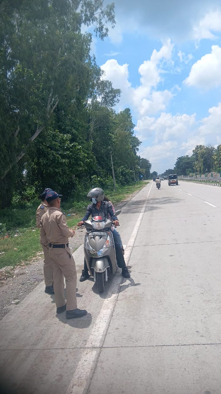 परिवहन विभाग की प्रवर्तन कार्रवाई : 87 वाहनों के चालान, 4 वाहन सीज