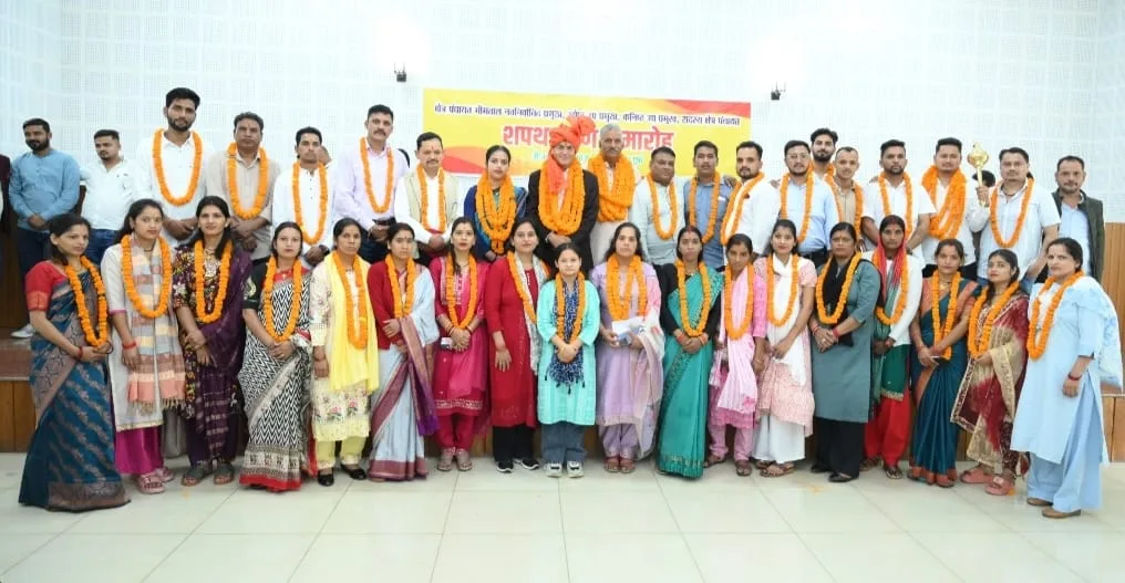 भीमताल में बिष्ट ने दोबारा ली ब्लॉक प्रमुख की शपथ