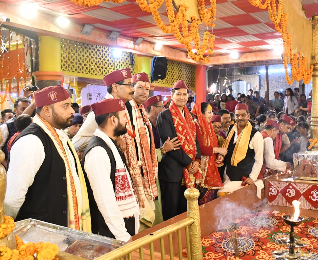 नंदा महोत्सव पहुँचे कुमाऊं आयुक्त दीपक रावत