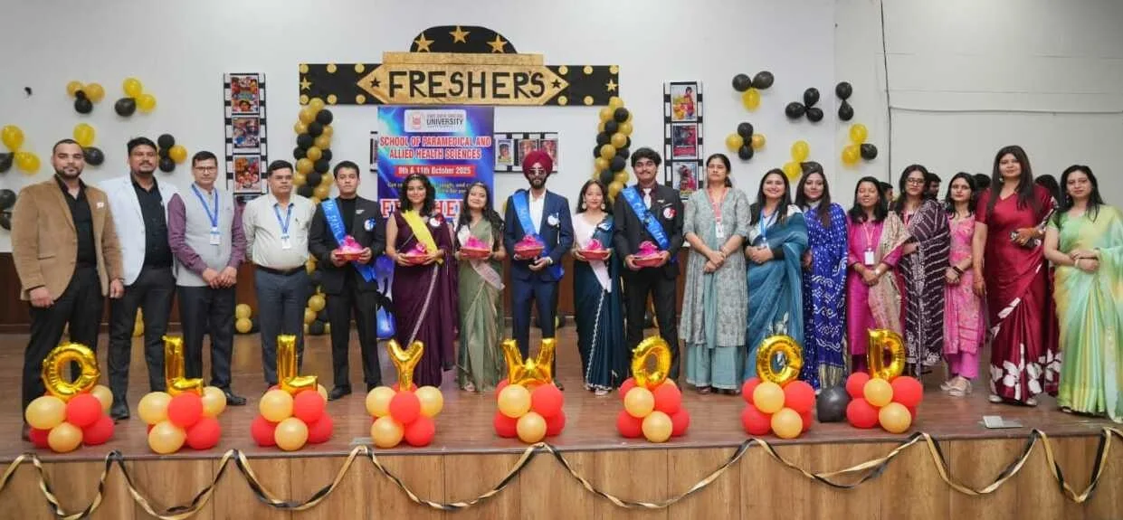 SGRR के स्कूल ऑफ पैरामैडिकल एण्ड एलाइड हैल्थ साइसेज़ में फ्रेशर्स पार्टी की धूम