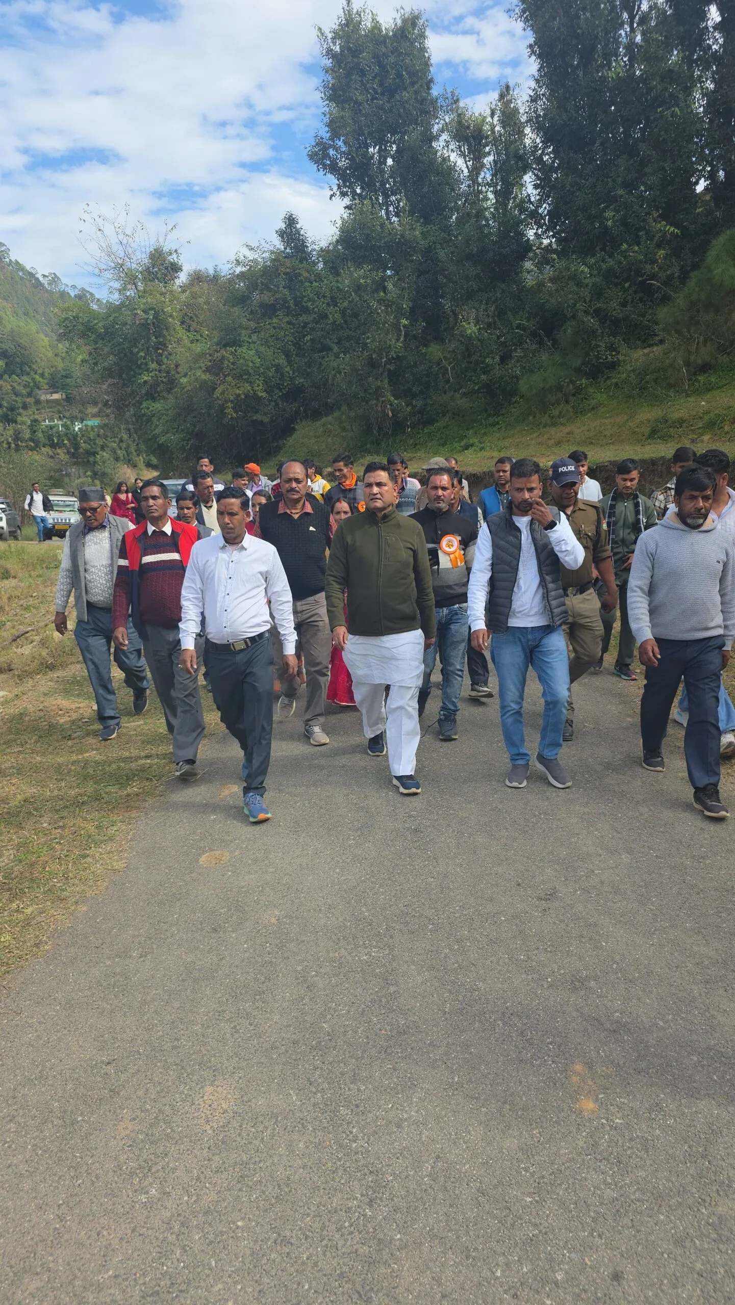 विधायक कैड़ा ने ओखलकांडा ब्लॉक का किया दौरा, सुनी ग्रामीणों की समस्याएं