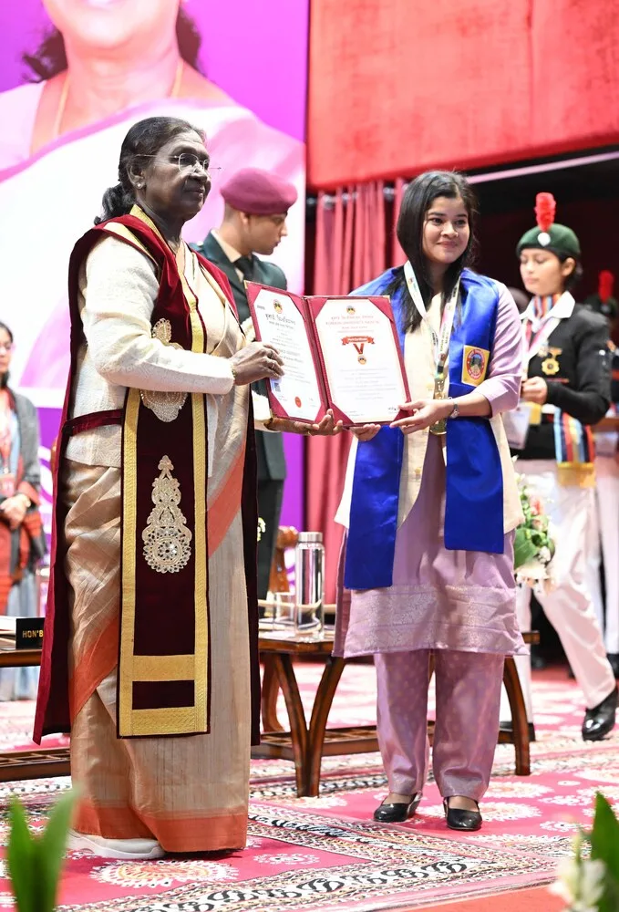 राष्ट्रपति ने कुमाऊं विश्वविद्यालय के दीक्षांत समारोह में शिरकत की