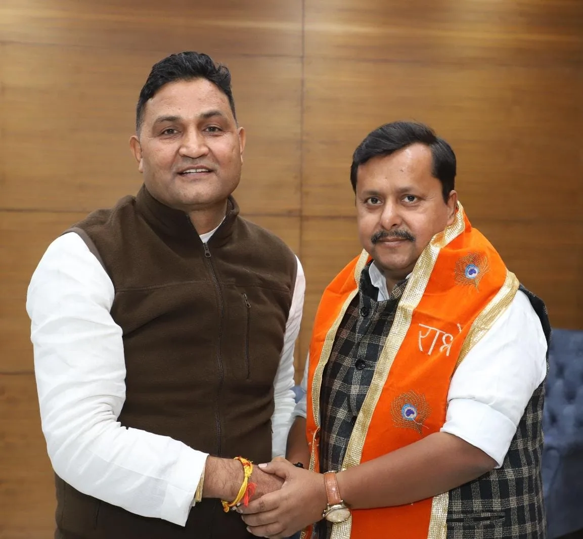 नई दिल्ली में विधायक कैड़ा ने की भाजपा के नवनियुक्त राष्ट्रीय कार्यकारी अध्यक्ष नितिन नवीन से  शिष्टाचार भेंट