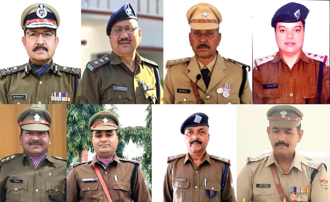 उत्तराखण्ड पुलिस के आठ अधिकारियों- कर्मचारियों को राष्ट्रपति पदक