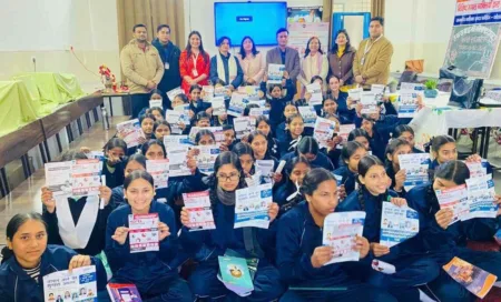 जीजीआईसी कौलागढ़ की छात्राओं को कॅरियर और रोजगार अवसरों की दी जानकारी