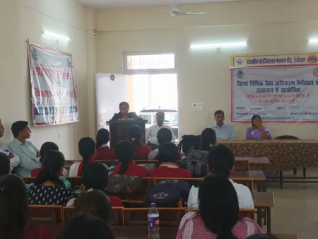 नालसा जागृति योजना पर विधिक साक्षरता शिविर, छात्रों को दी गई कानून की जानकारी