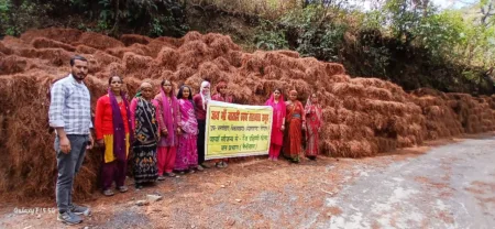 नैनीताल में महिलाओं की पहल बनी मिसाल, 2357 क्विंटल पीरूल एकत्र कर जंगलों को बचाने में निभाई बड़ी भूमिका