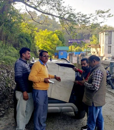 भीमताल में रोडवेज स्टेशन के लिए जमीन की तलाश तेज, अधिकारियों ने किया निरीक्षण