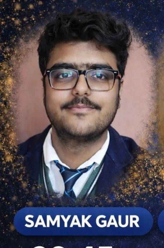 एचजीएस भीमताल के छात्र सम्यक गौर ने जेईई एडवांस में हासिल की शानदार सफलता