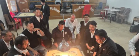 कैरम टूर्नामेंट में बड़ा उलटफेर, दानु–हंसराज और पंकज–तस्लीम की जोड़ी फाइनल में