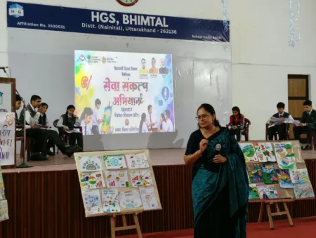 सेवा संकल्प अभियान में विद्यार्थियों ने दिखाई प्रतिभा